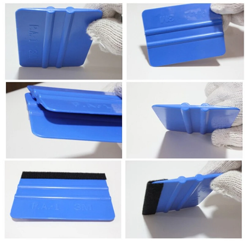 

Felt Squeegee Vinyl Car Wrapping Tool Carbon Fiber Foil Vinyl Scraper Window Tint Car Glass Cleaning Tool