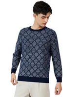 zhili mens 100 cashmere knit diamond crewneck sweater