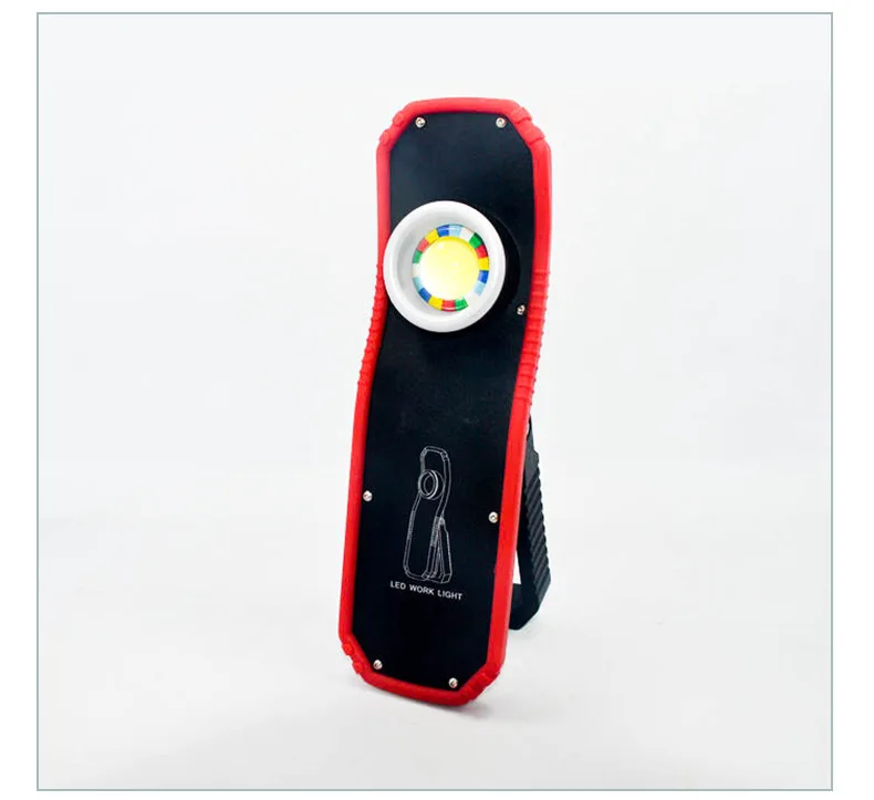 

Portable Flashlight Torch USB Rechargeable LED Work Light COB Lanterna Charging Flashlight Magnetic Hanging Hook Camping Lamp