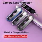 Защитная пленка для объектива камеры для Xiaomi 9 K30 Pro 10 Lite Redmi Note 9 10 7, металлический корпус, закаленное стекло, защита экрана, пленка для задней камеры