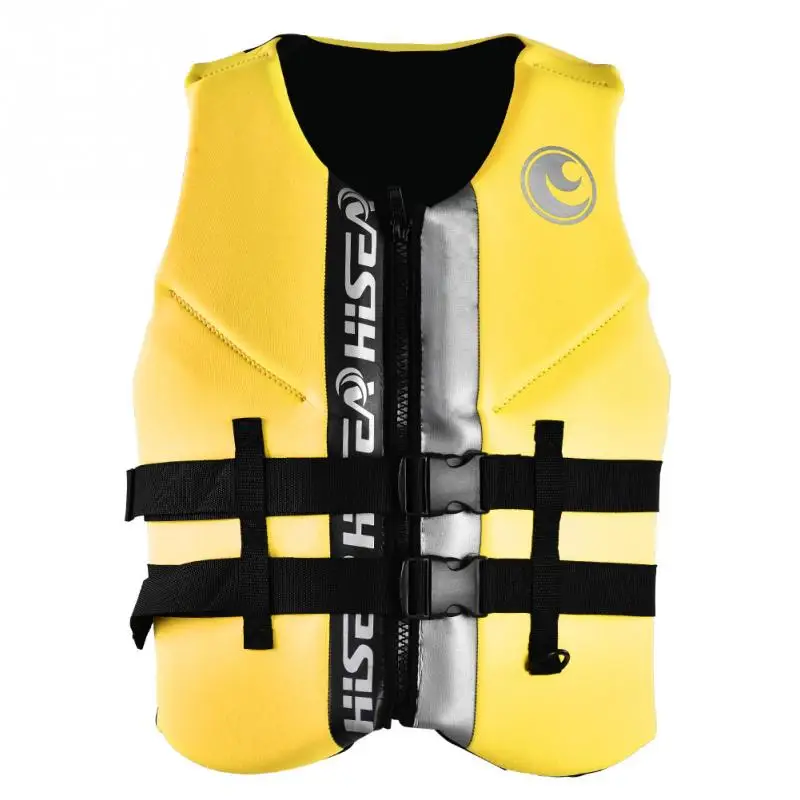 

Hisea Life Jacket Buoyancy Waistcoat Lifesaving Vest Neoprene+EPE Cotton Adult Life Vest Swimming Safety Survival Life Vest