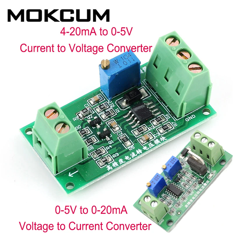 Преобразователь тока в напряжение от 4 20 мА до 0 5 В модуль преобразователя