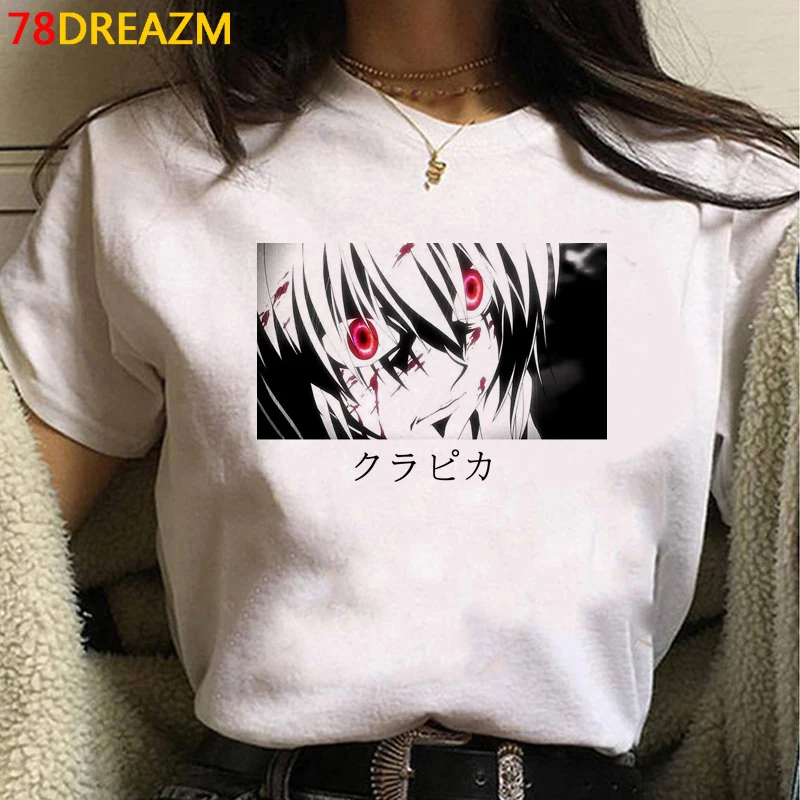Лидер продаж футболка с японским аниме Hunter X мужские кавайные Мультяшные