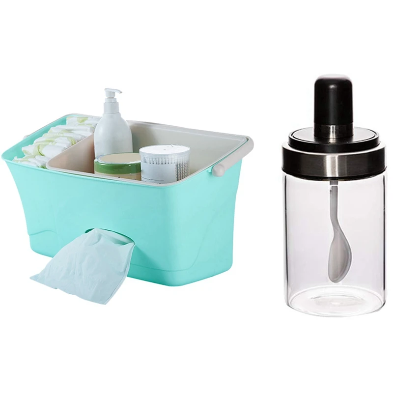 Приправы с ложками кухонные принадлежности и кровать висячая коробка для