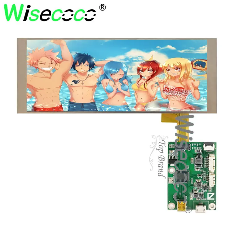 6 86 дюймов 1280x480 RGB длинная полоса экрана дисплей с usb драйвер платы для проекта