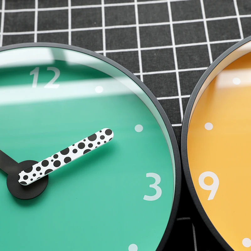 Милые настенные часы тихие скандинавские творческие для гостиной дома Orologio Parete