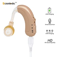 usb rechargeable hearing aid bte hearing aids ear hearing amplifier adjustable tone hearing device for elderly sound amplifier