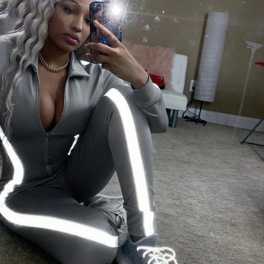 Новинка 2019 Женский Повседневный Комбинезон для тренировок обтягивающий