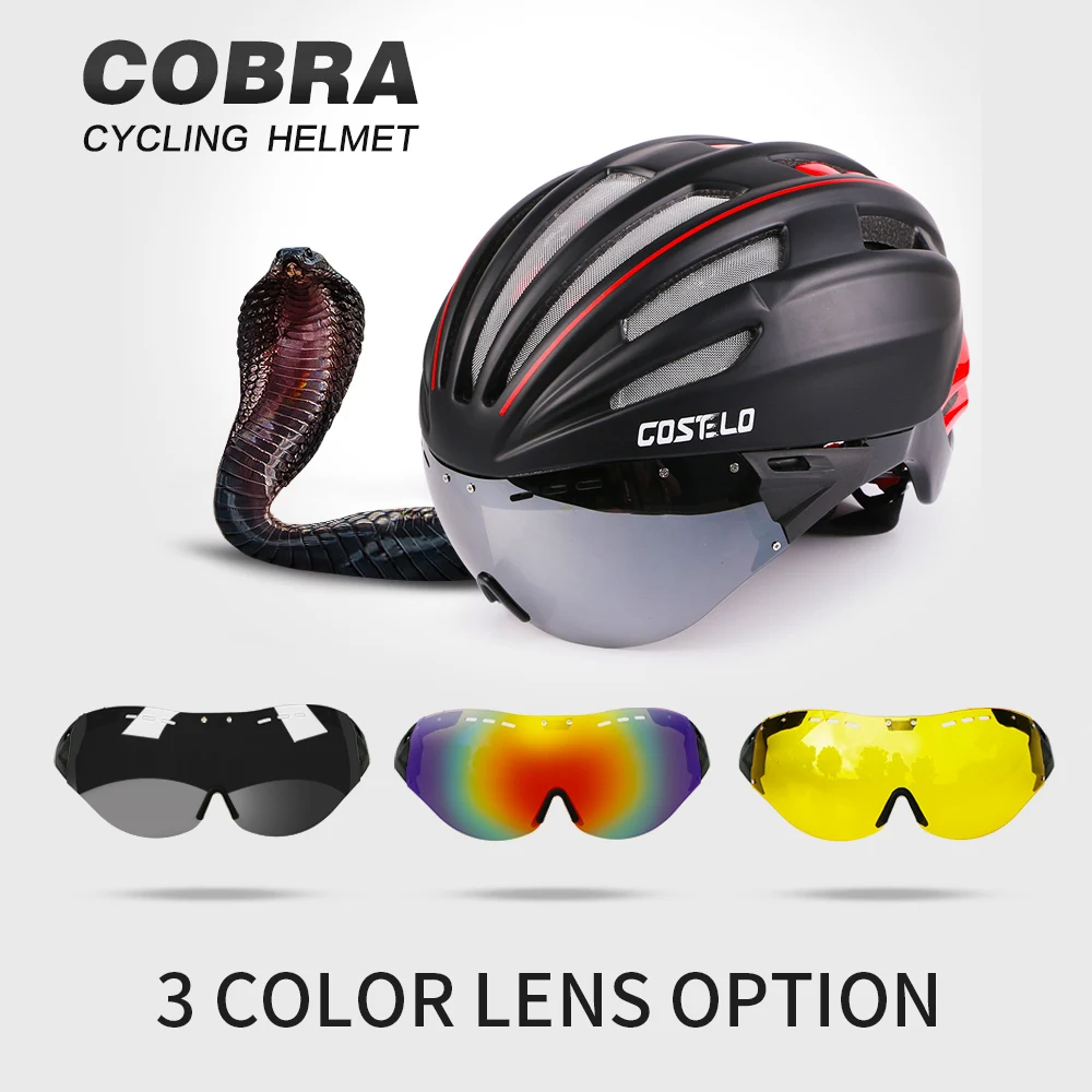 Costelo велосипедный шлем 4 цвета MTB дорожный велосипедный шлем скоростной Airo RS Ciclismo очки горные супер цена