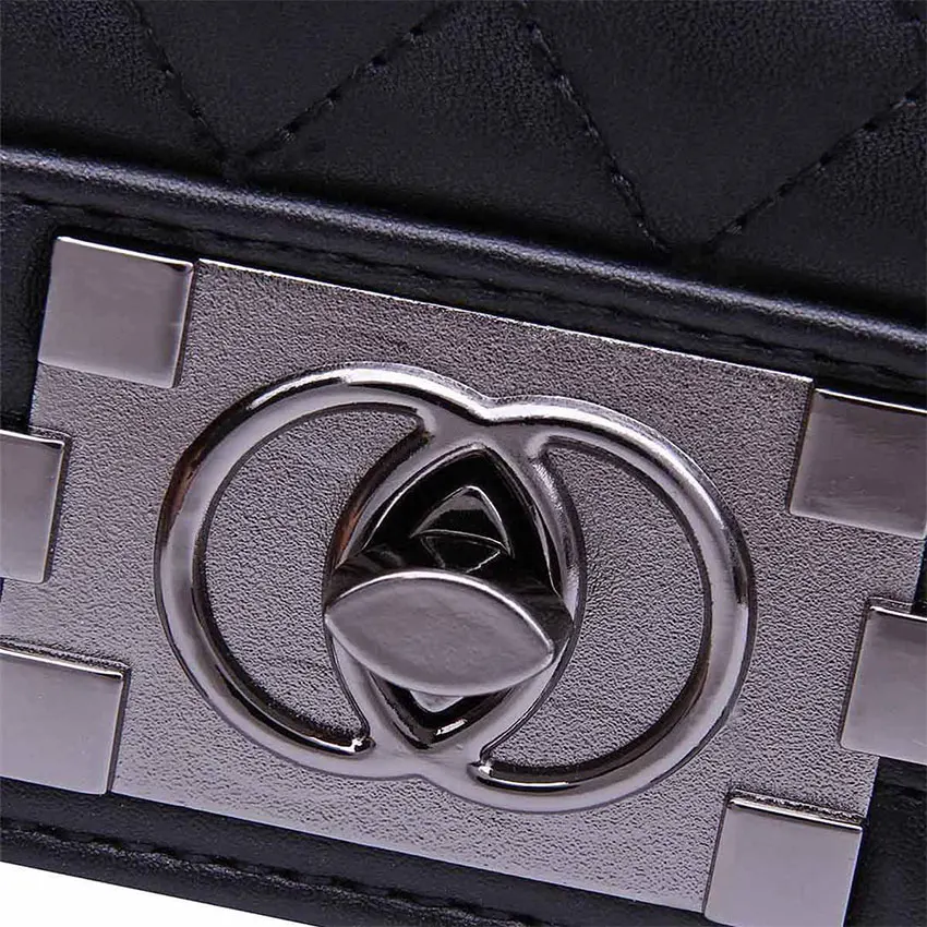 Роскошные сумки на цепочке с ромбовидной решеткой женские сумки-мессенджеры