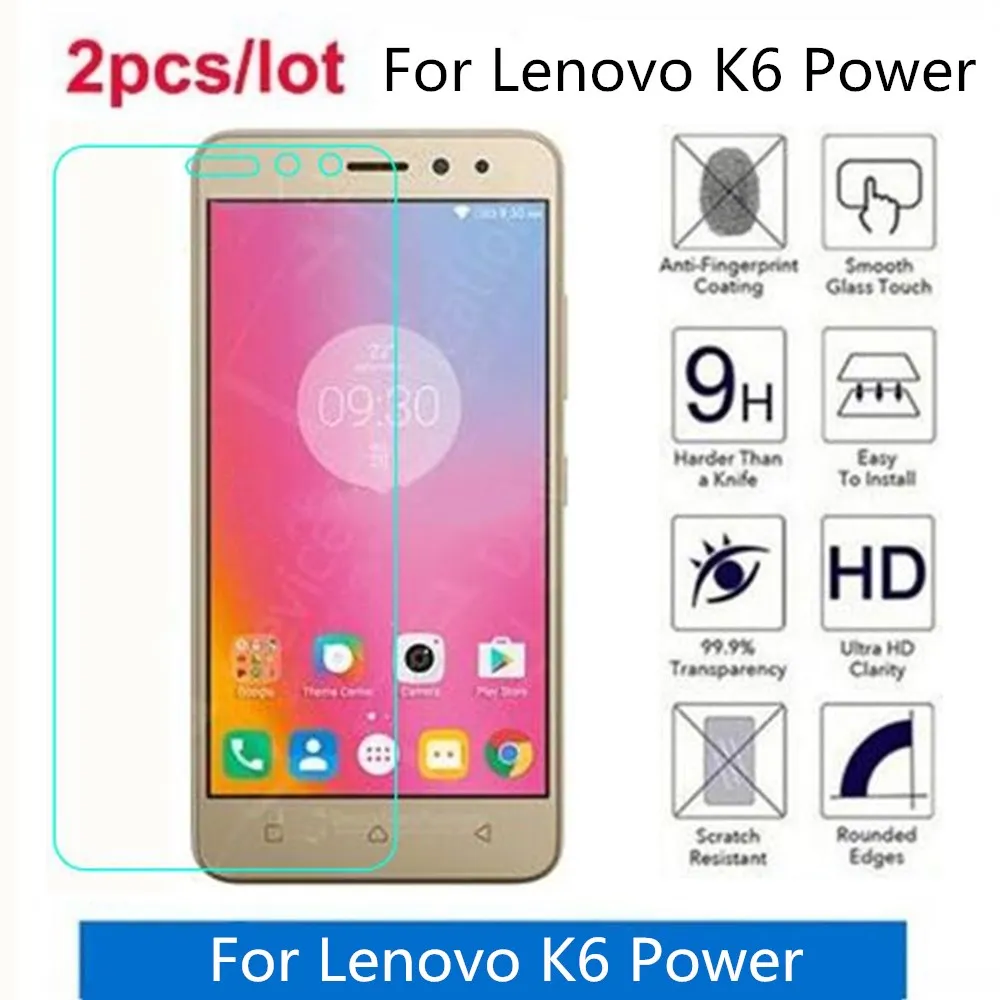 Закаленное стекло для Lenovo K6 Power K33A42 2.5D Премиум Защитная пленка k 6 K33a48 защитное