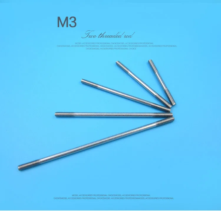 10 шт шатун m3 l25 30 35 40 45 50 55 мм free global shipping