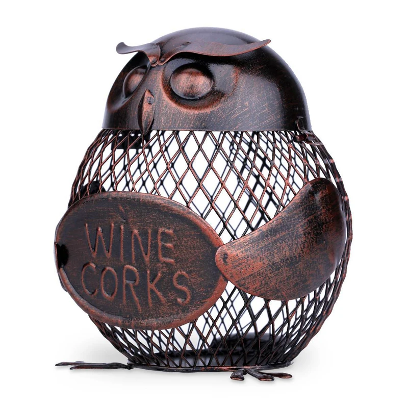 Креативная сова ананас пробка для бутылки металлическая сетка бокс вина