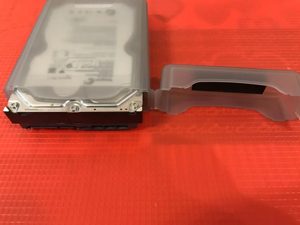 3,5 ''чехол для хранения SATA IDE HDD жесткий диск Пылезащитная Коробка Чехол для хранения оранжевый зеленый корпус SSD, HDD чехол s