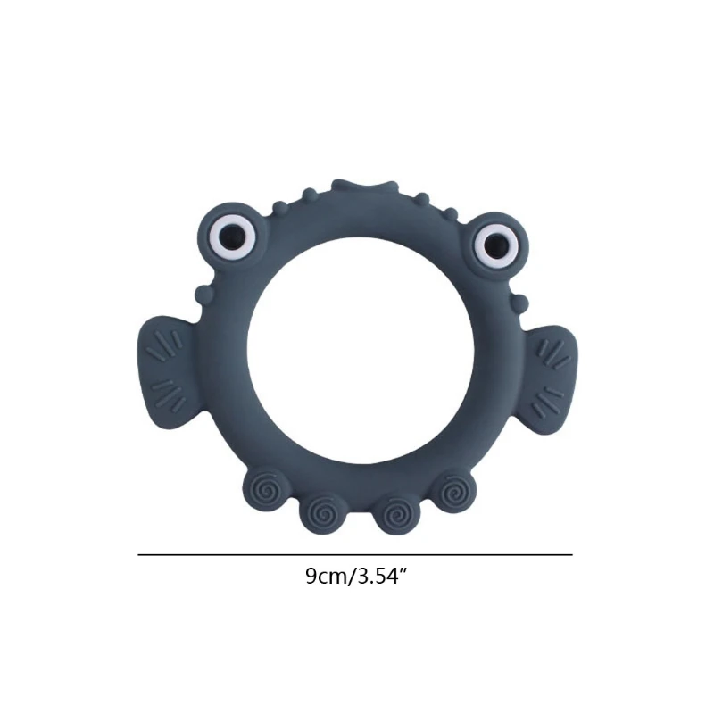 Силиконовый чехол с мультяшными рыбками для боковых зубов облегчение боли