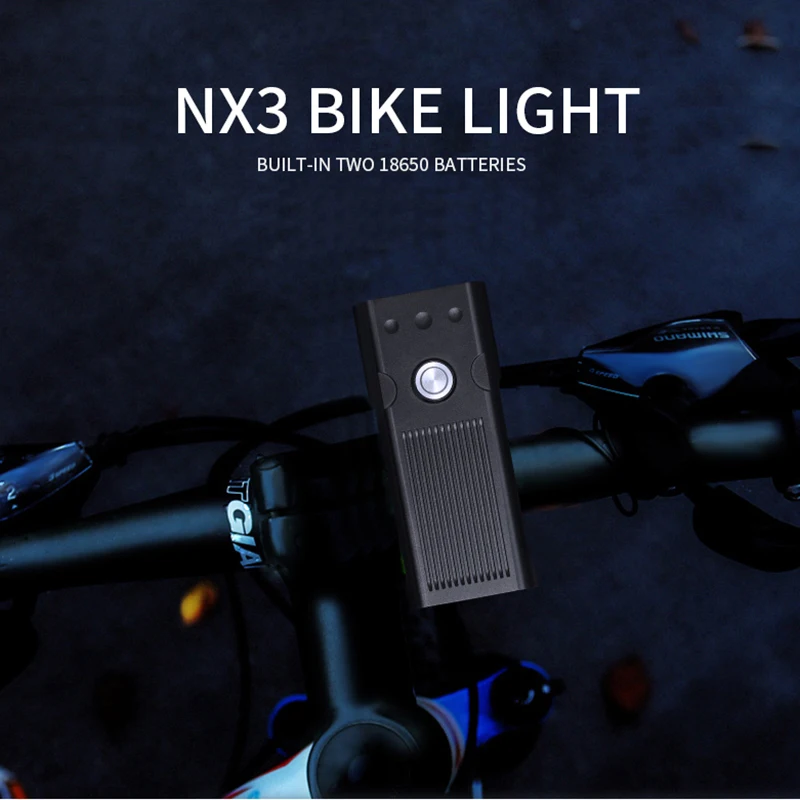 

5200mAh Bicycle Light L2/T6 USB Rechargeable Bike Lights IPX5 Waterproof LED Headlight Ans Rear Lamp Power Bank Bike Accessories