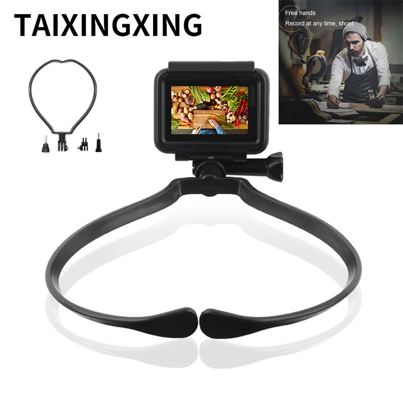 

Neck Hold Mount Lanyard Strap for GoPro 8 7 6 5 4 3+ 3 2 1 Xiaomi yi 4K SJCAM sj4000 EKEN H9/r Action sports Camera Accessories