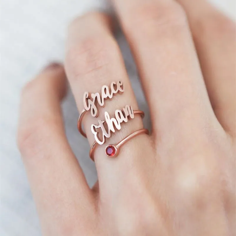 Двойные Кольца для влюбленных парные ювелирные изделия из нержавеющей стали под