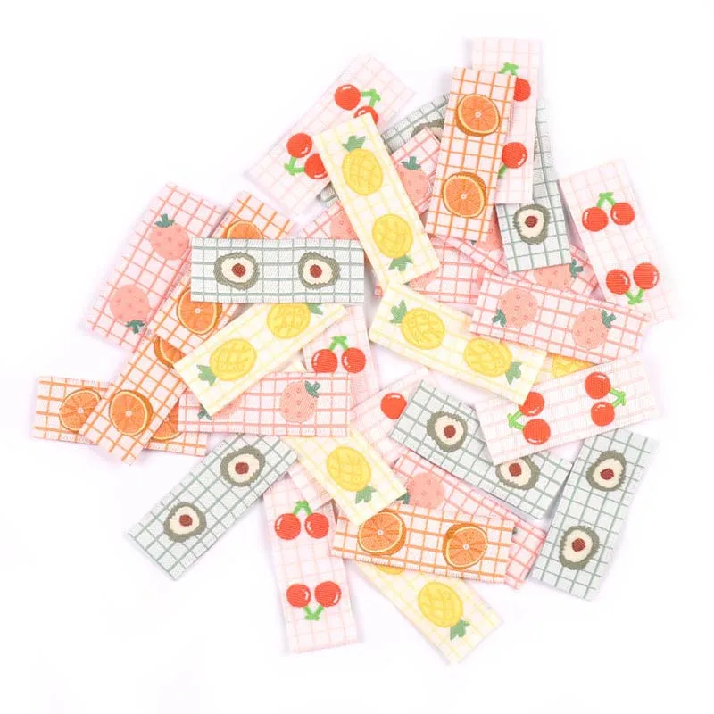 Этикетки с вышивкой фруктов в виде вишни/авокадо 50 шт. | Дом и сад