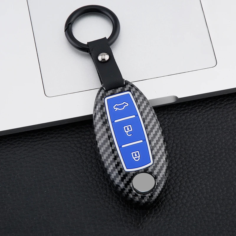 

Carbon fiber Silicone Car Remote Key Cover Case For Nissan Qashqai j10 J11 X Trail t31 t32 Kicks Tiida Juke Note E12 Accessories