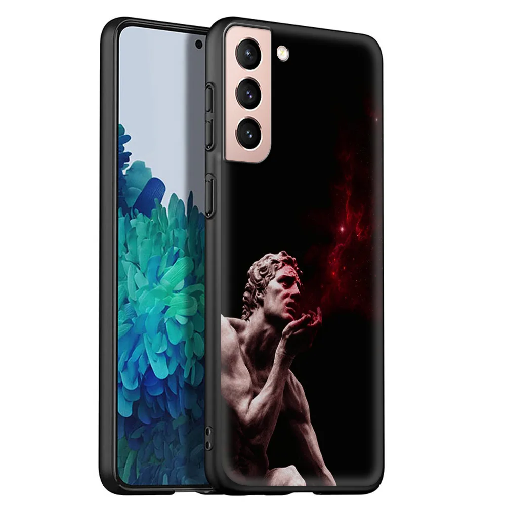 

Plaster Statue David Aesthetic Art Silicone Cover for Samsung Galaxy Note 20 Ultra Luxury Case Note 10 Lite 9 8 5G Phone Coque