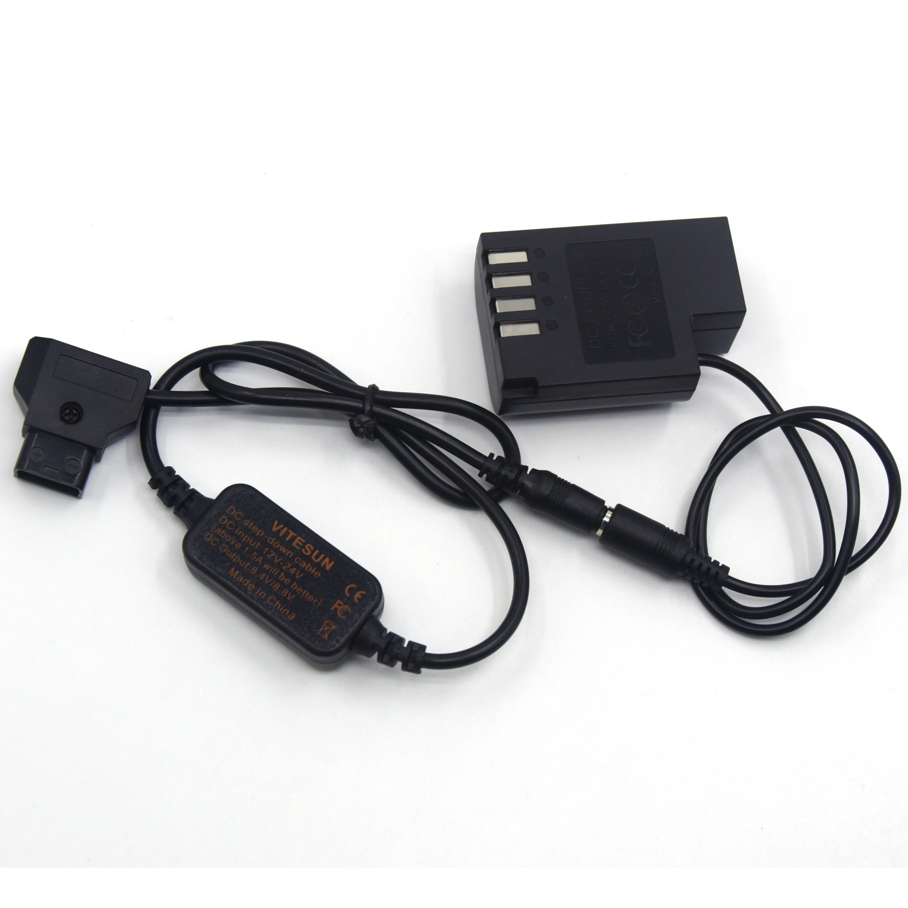 D-TAP Dtap 12-24 в мощный понижающий кабель + DMW-BLF19 DCC12 пустышка батарея для Panasonic DMC-GH5 G9LGK