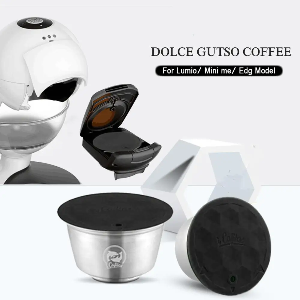 Нержавеющий металл Rusable Dolce Gusto подходит для Nescafe с фильтром uesed 200 время кофе в
