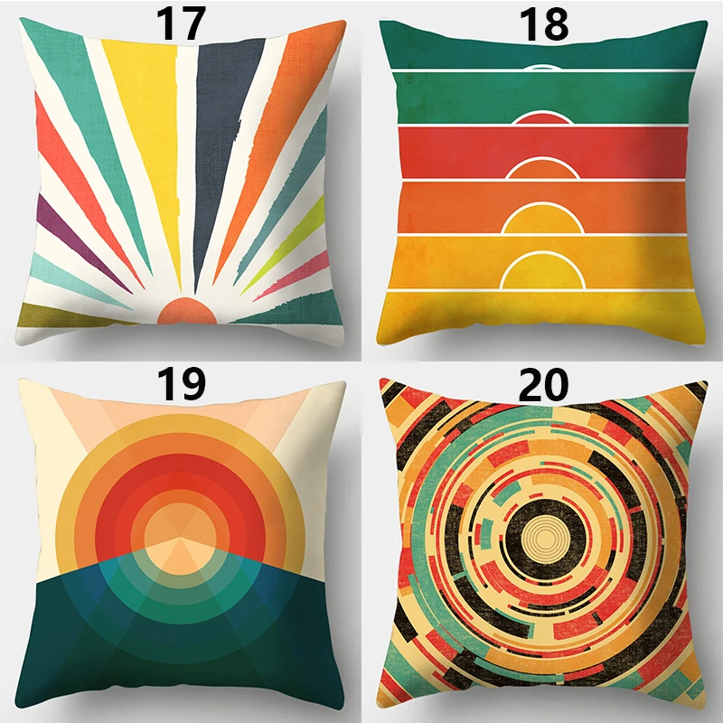 WZH Мандала калейдоскоп и SnowflakeCushion: 45 см х полиэфирная декоративная наволочка
