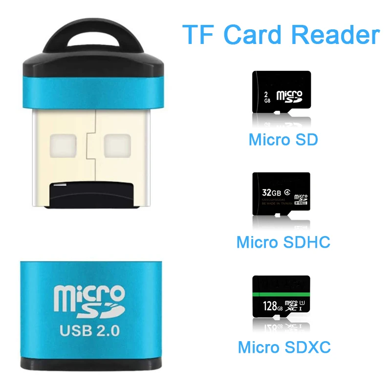 USB 2.0 Micro SD TF Card Reader Adapter Portable Mobile Phone Memory for Car Audio Laptop Accessories | Мобильные телефоны и