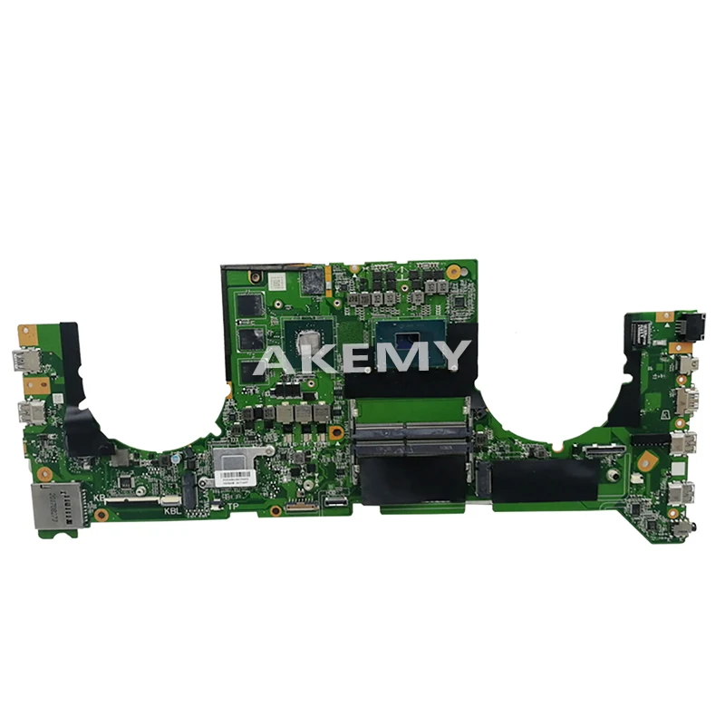 Verkaufen Akemy DABKNMB28A0 Laptop Motherboard Für For Asus ROG Strix GL703VD GL703V Original Mainboard I7-7700HQ GTX1050