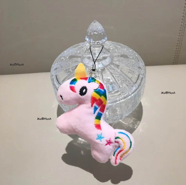 color 7cm Разноцветные, размеры 4-11 см, милая лошадь и т. Д., плюшевая игрушка в виде животного; брелок в виде животного, лошади, плюшевые игрушки, кукла - Цвет: color 7cm
