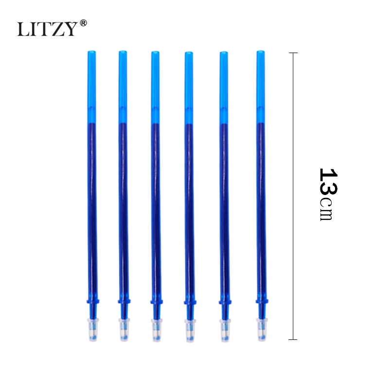 20 шт./лот 0 5 мм стираемая ручка с заправляемым стержнем для офиса набор гелевых