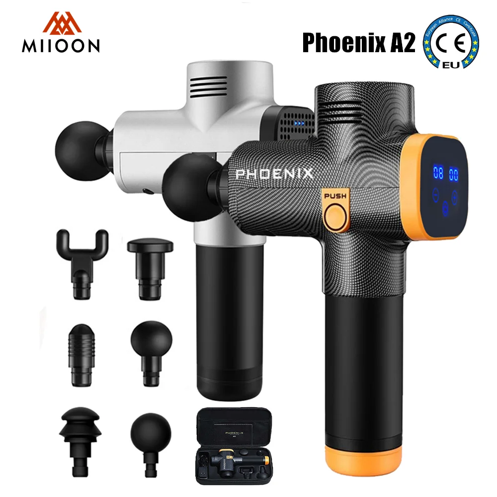 

Phoenix A2 Massage Gun with Portable Bag Massager for Body Arm Back Deep Muscle Vibrator Fascia Gun On Fitness Shaping Relief