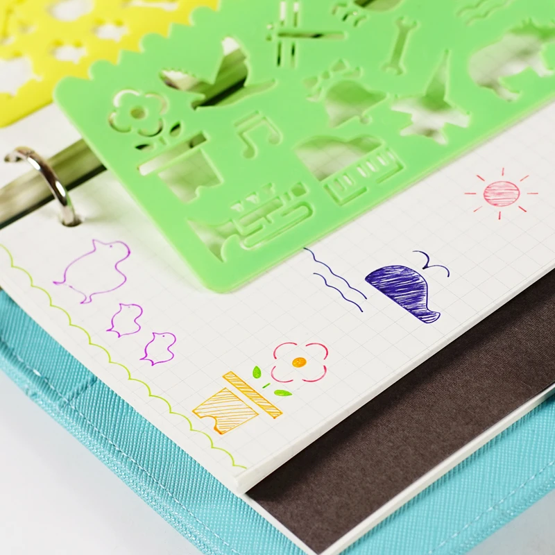 4 шт. пластиковые DIY Графический Шаблон трафарет эскизная доска символов