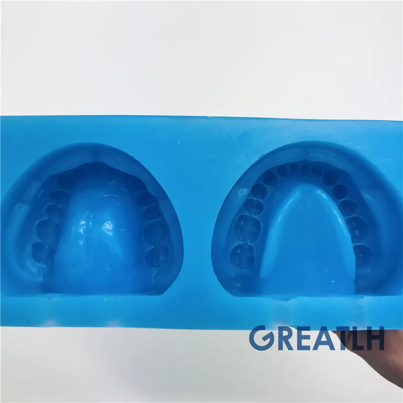 Гипс стоматологический модель силиконовая форма Edentulous челюсти полный полости
