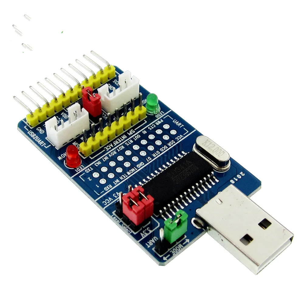 

CH341A USB to I2C/IIC/SPI/UART/TTL/ISP Adapter EPP/MEM Converter