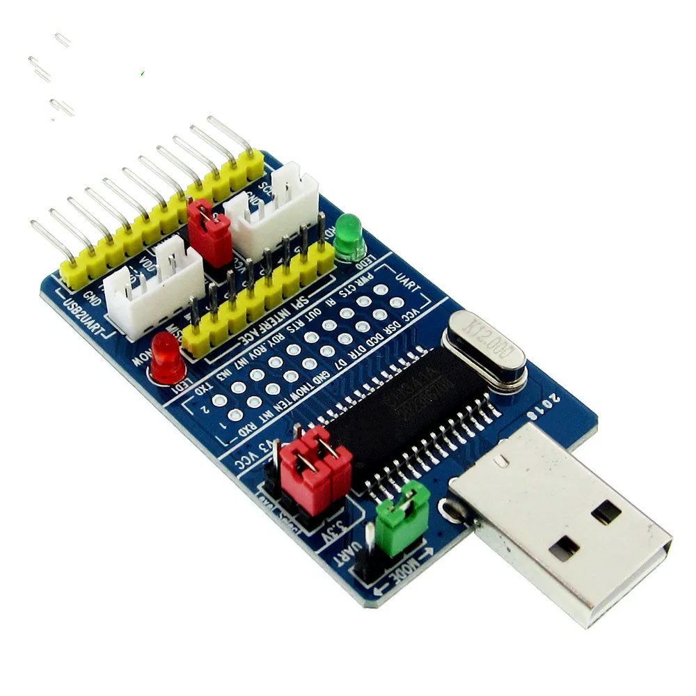 

Адаптер CH341A USB К I2C/IIC/SPI/UART/TTL/ISP преобразователь EPP/MEM