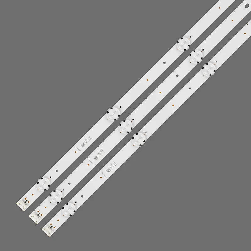 

LED strips for LG 43 TV 43LH604V 43LW340H CA LC430DUE FJ M1 6916L 2550A 43 V16 ART3 2550 Rev2.1 2 100% New 3pcs/Kit