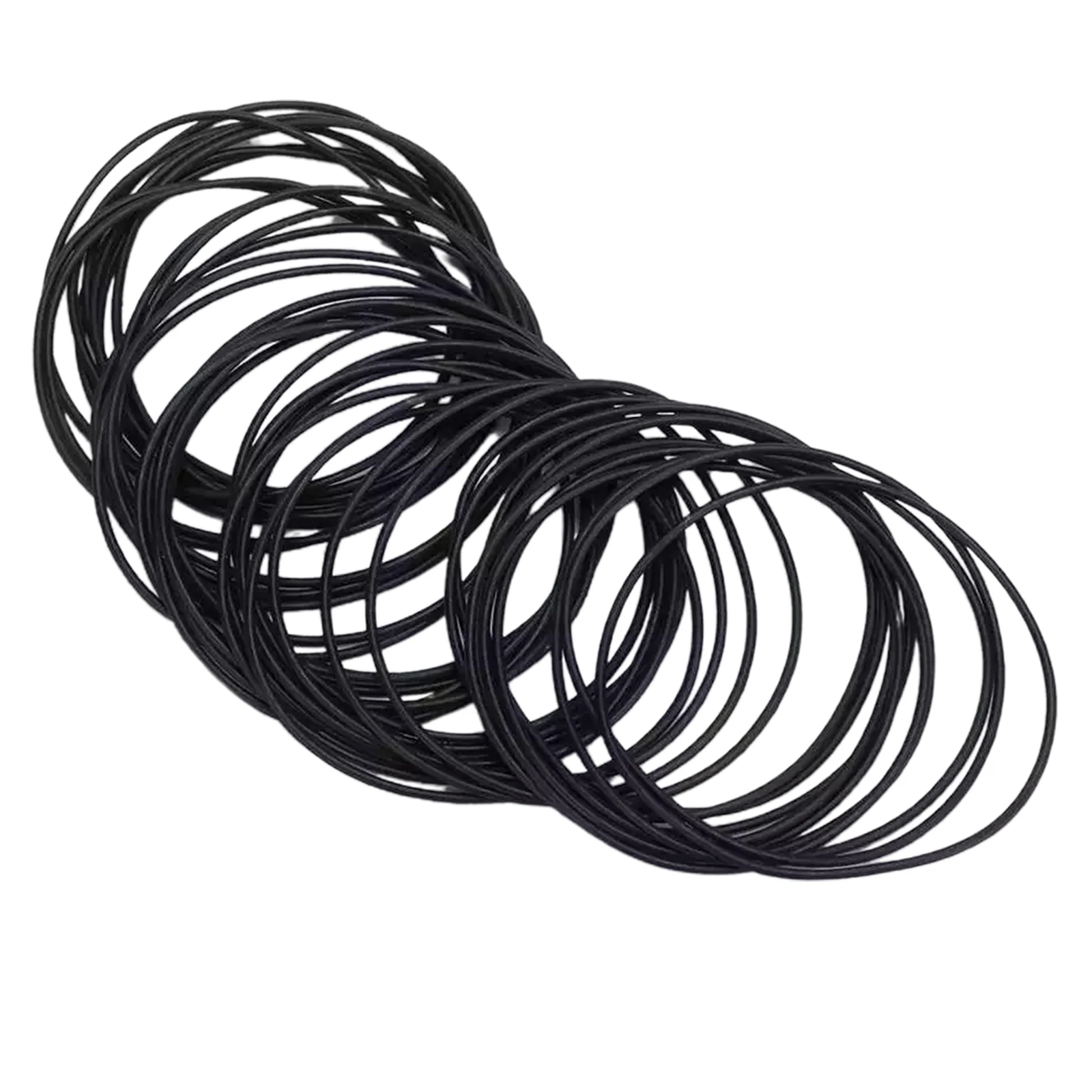 

500Pieces 0.9mm O Rings Watch Back Gaskets Rubber Seal Washers Kit Durable