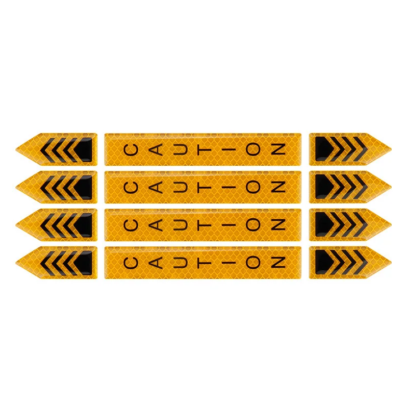 

Car Rear Compartment Reflective Strips Auto Trunk Sticker Night Fluorescent Collision Warning Strip Door Reflective Stickers