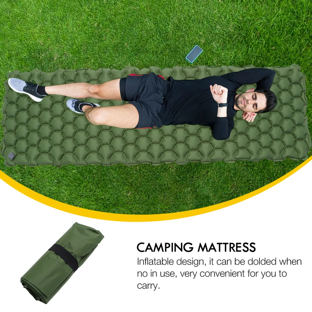 Наружный тент надувной матрас Сверхлегкий портативный Надувной Спальный коврик