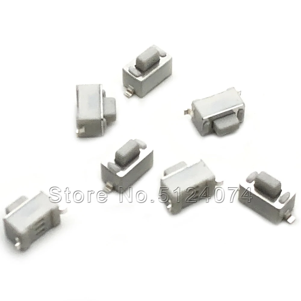 100 шт/партия 3*6*4 3/5 мм контактный выключатель SMD 2pin микро/ключ переключатель Белый