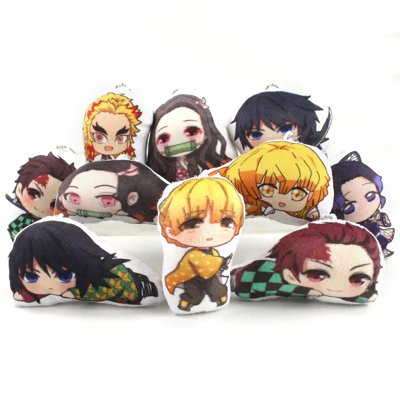 Игрушечная кукла 5-10 см 10 шт./компл. рассекающий демонов киметасу плюшевый