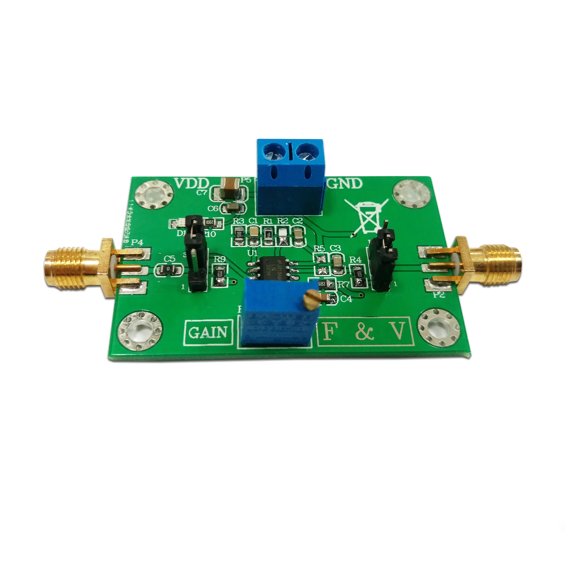 

Precision Voltage Frequency Converter LM331 12-bit Digital Resolution Voltage-frequency Conversion Module 1Hz-10K
