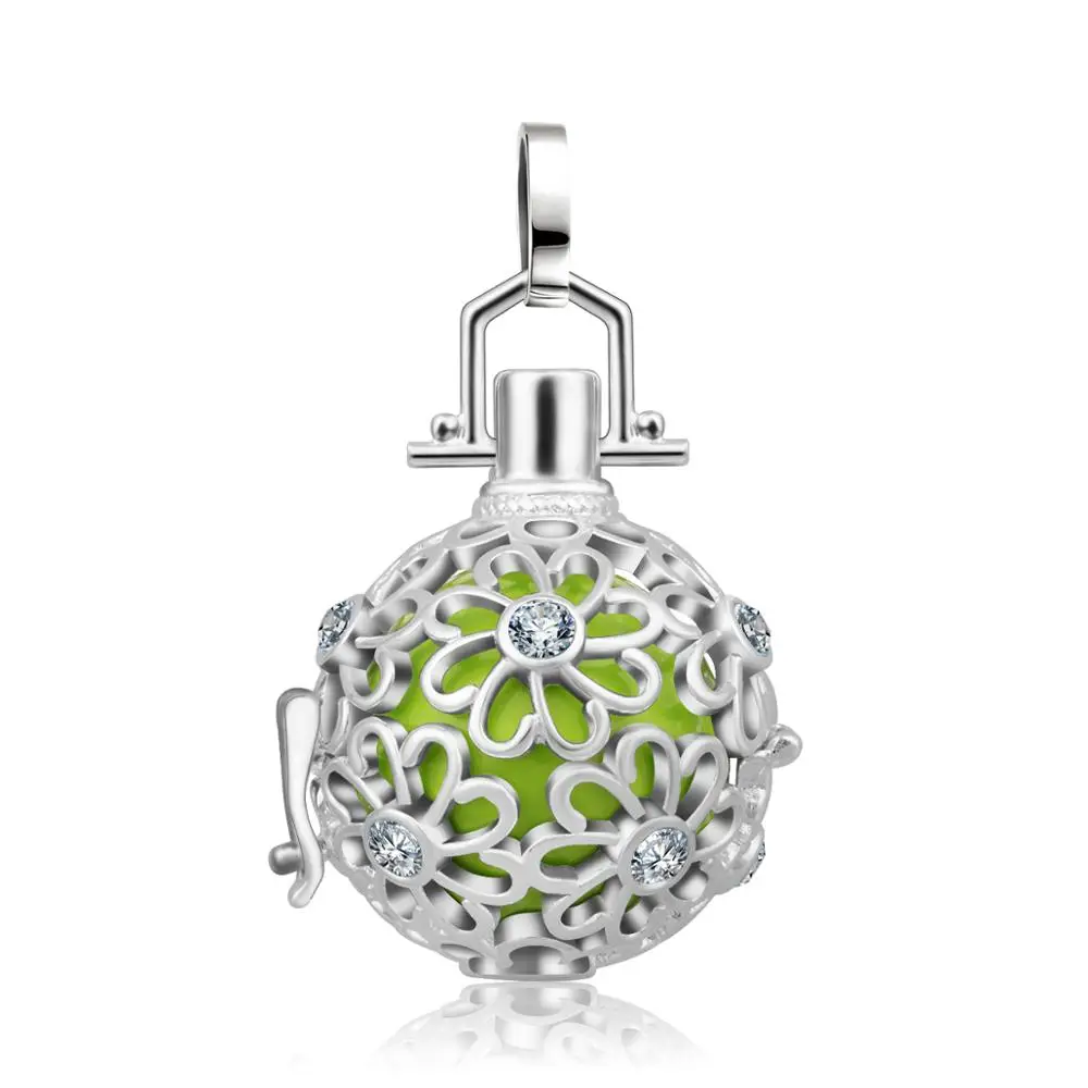 Юдора гармония шар кристалл цветок ангел звонящий бола клетка кулон 20 мм юдора