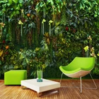 Пользовательские фото обои росписи Papel де Parede тропический лес цветок растение зеленый лист спальня настенная живопись украшение дома