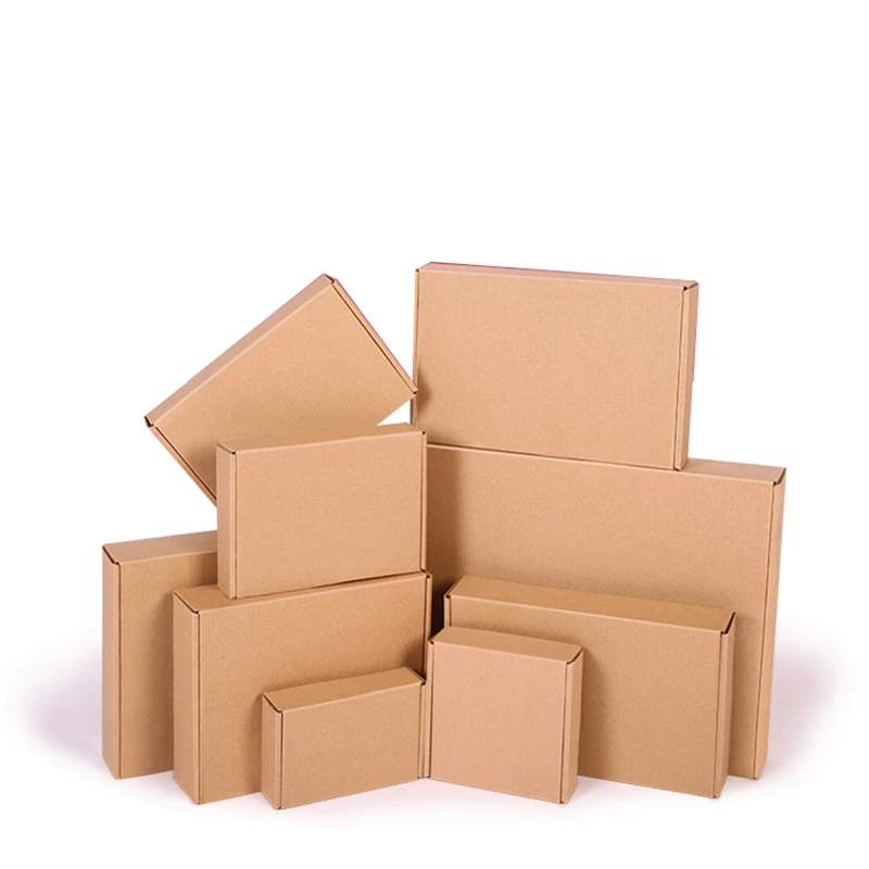 50 шт. 20 СМ серия крафт гофрированная бумага доставка почтовые ящики печать