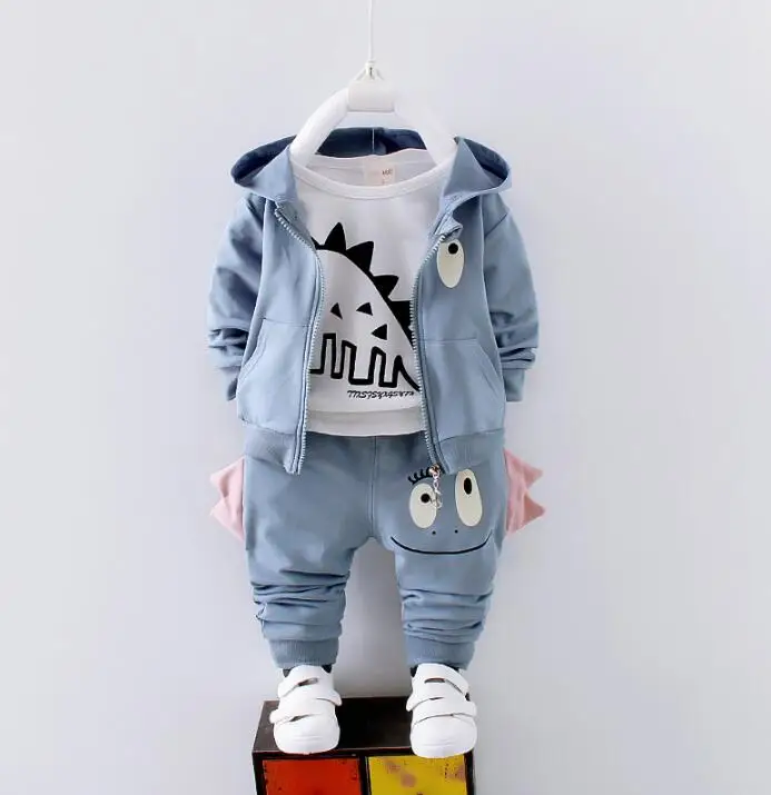 BibiCola Autumn Boys Clothing Set Cotton Tracksuit Costume for Kids Hoodies Suit Children Sport Clothes Letter Sweatrshir+Pants | Детская - Фото №1