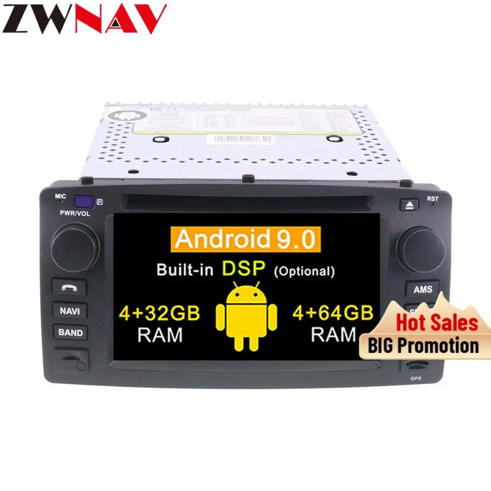 Автомобильный мультимедийный DVD-проигрыватель IPS экран Android 9 0 для Toyota corolla 2001-2006 с