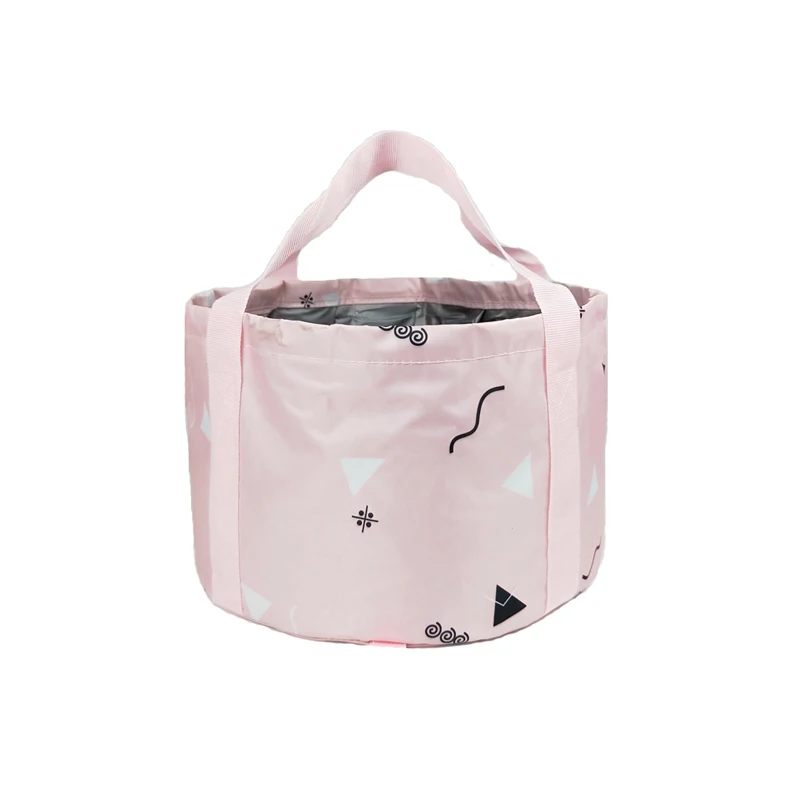 Портативная дорожная складная раковина для ног и сумка овощей с ручкой